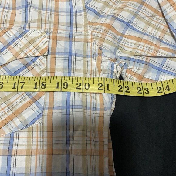 Cowboy Legend Shirt Mens Large Diamond Pearl Snap Western Rodeo Stripe - Picture 3 of 4